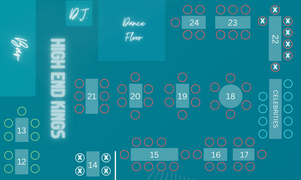 H.E.K. ROOM - TABLES