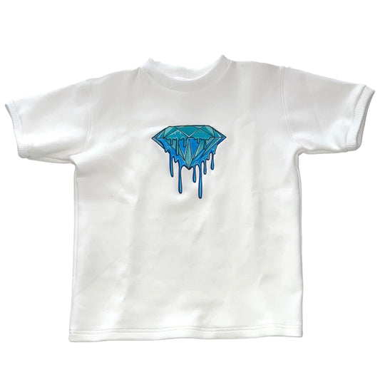 Womens Diamond Crop Top